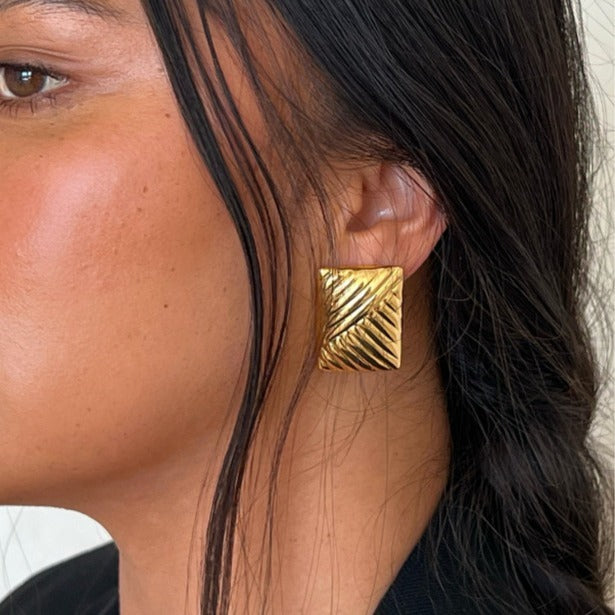 Rectangular Earring