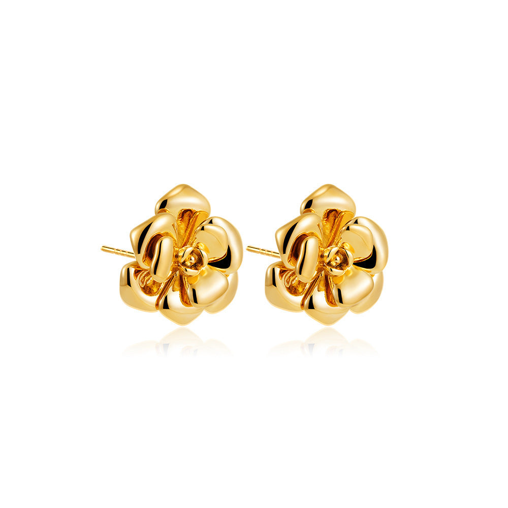 Rose Earrings & Ring
