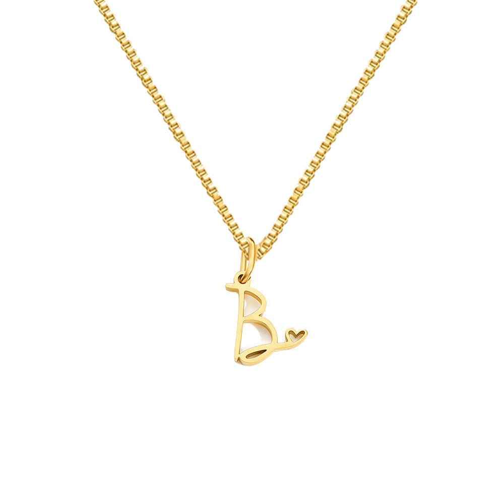 Cursive Letters Necklace