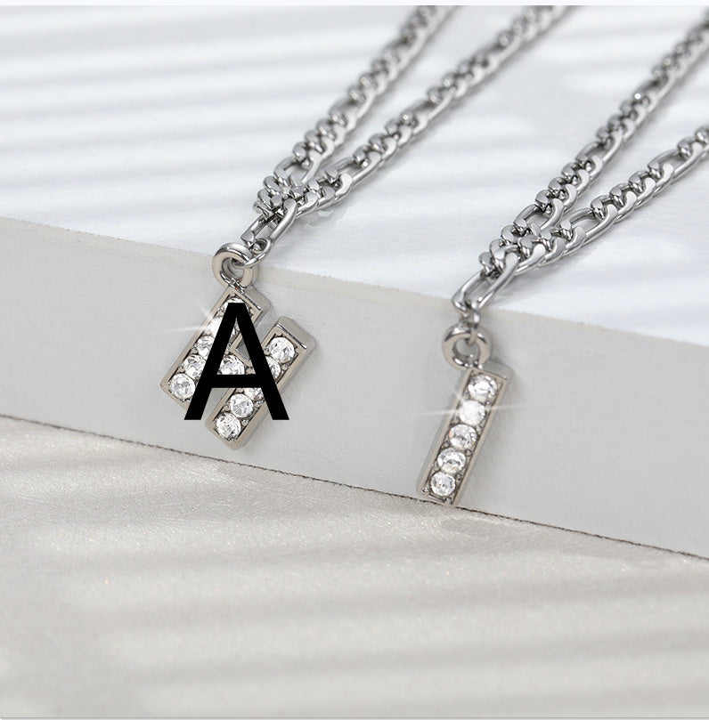 Diamond letter Anklet