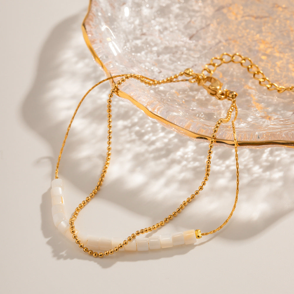 Double-layer Shell Anklet