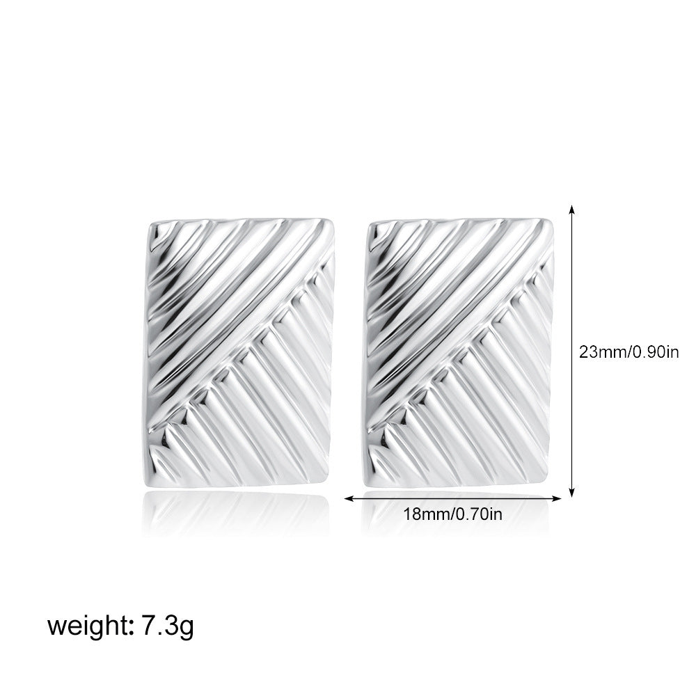 Rectangular Earring