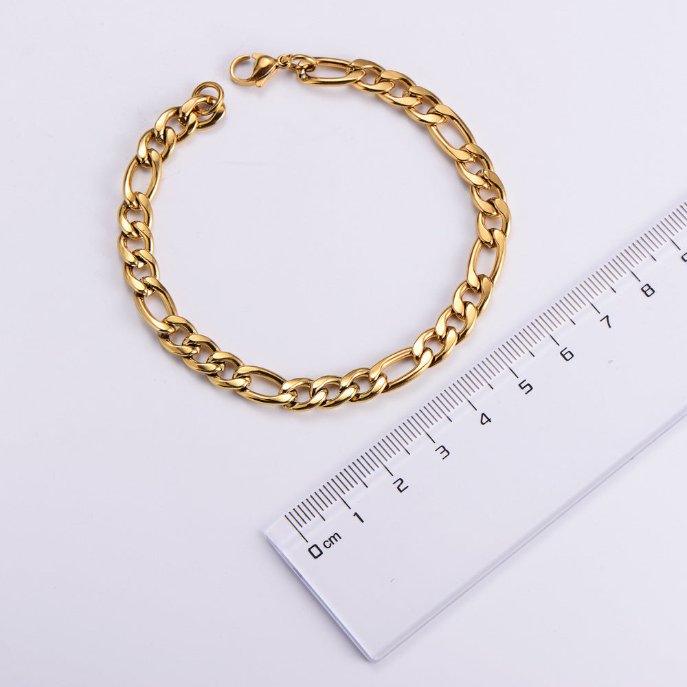 18k Gold Wrist Chain Bracelet