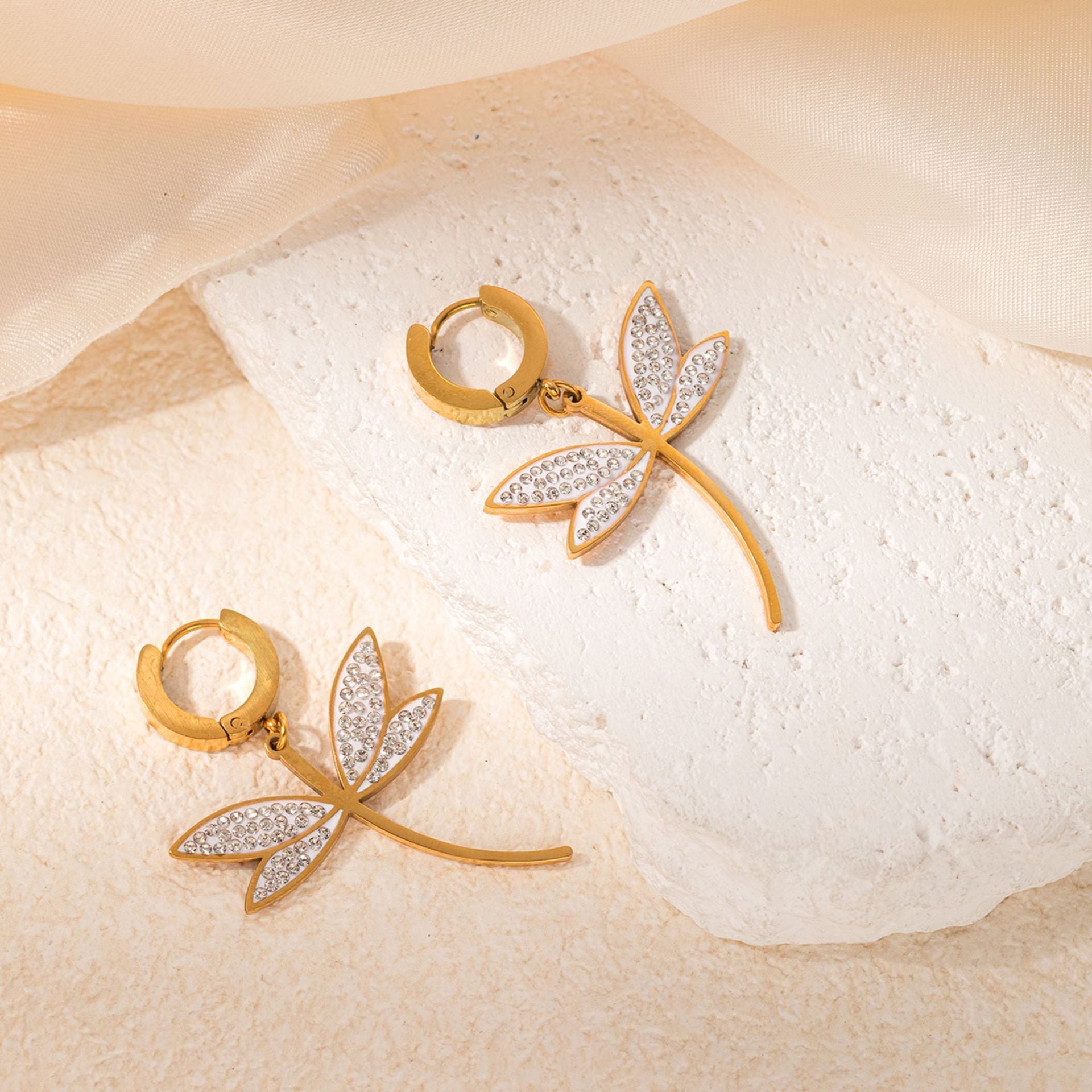 Dragonfly Necklace & Earrings