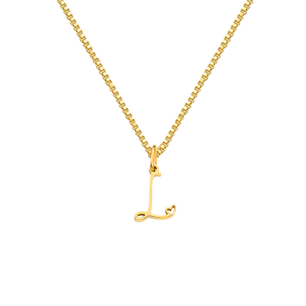 Cursive Letters Necklace
