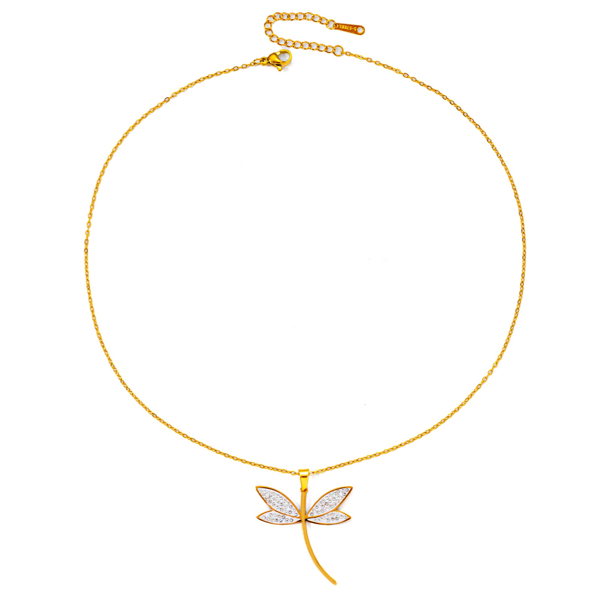 Dragonfly Necklace & Earrings