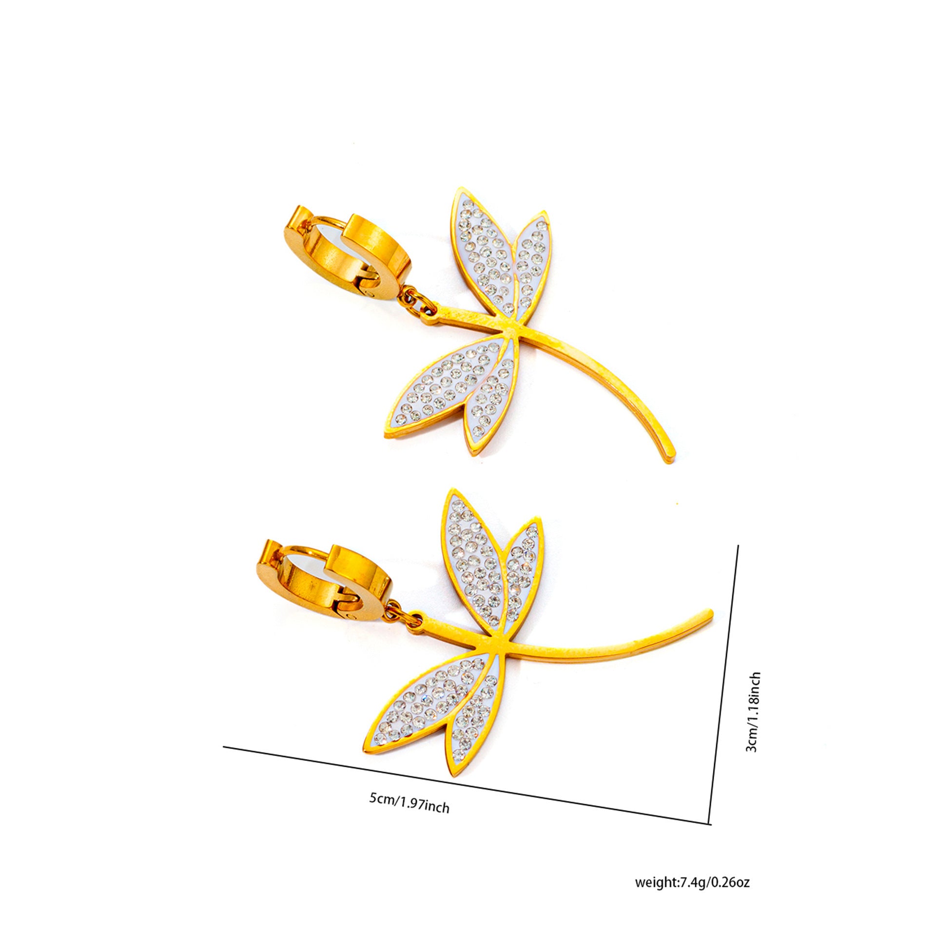 Dragonfly Necklace & Earrings