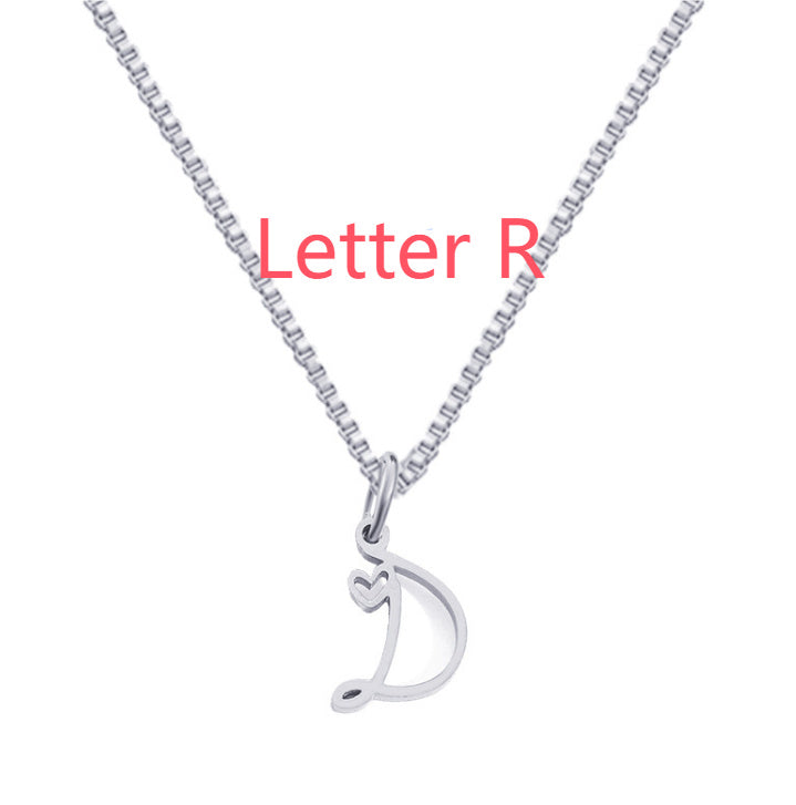 Cursive Letters Necklace