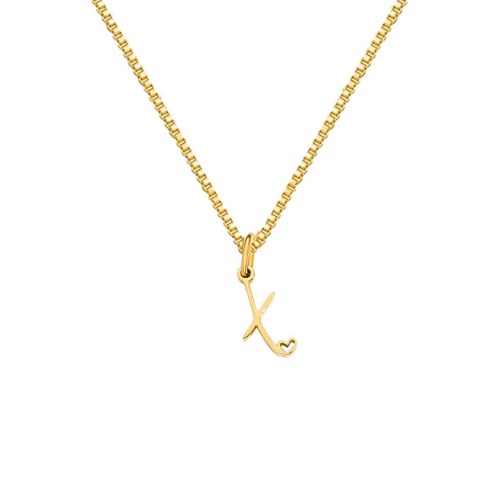Cursive Letters Necklace
