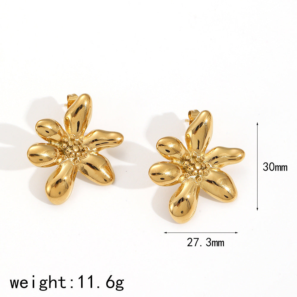 Flower Stud Earrings