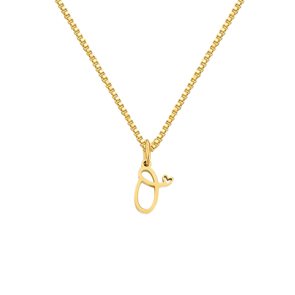 Cursive Letters Necklace