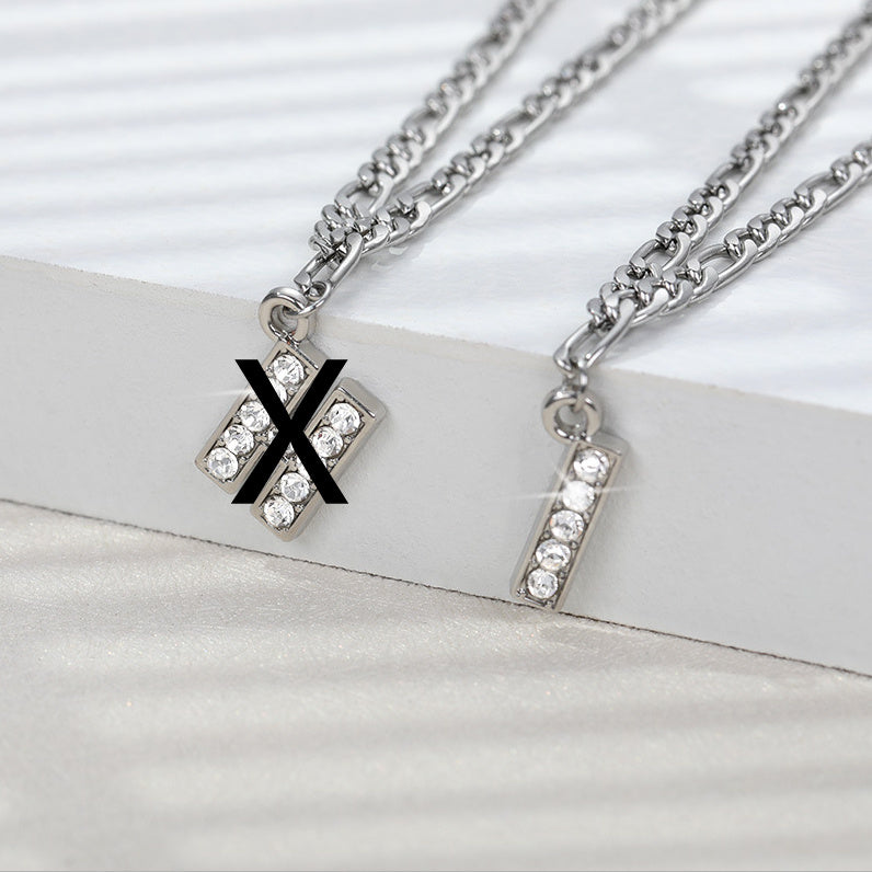 Diamond letter Anklet