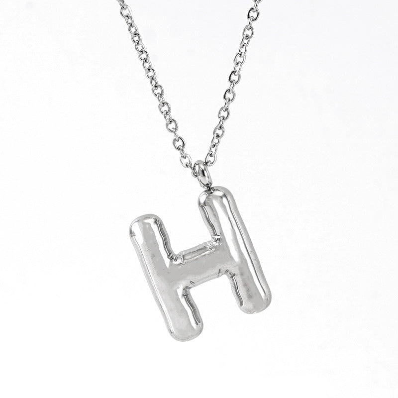 Bubble Letter Necklace