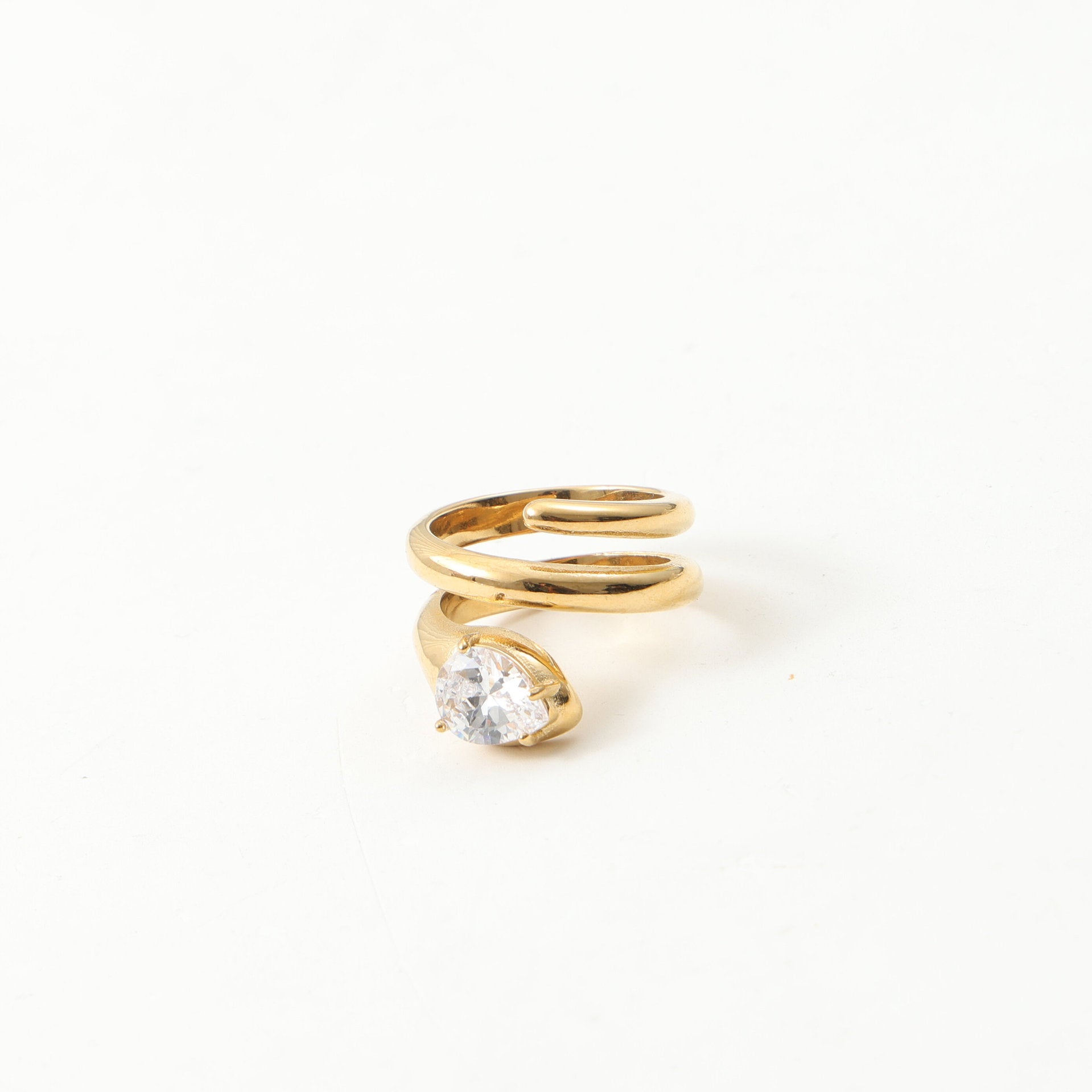 Snake Diamond Ring