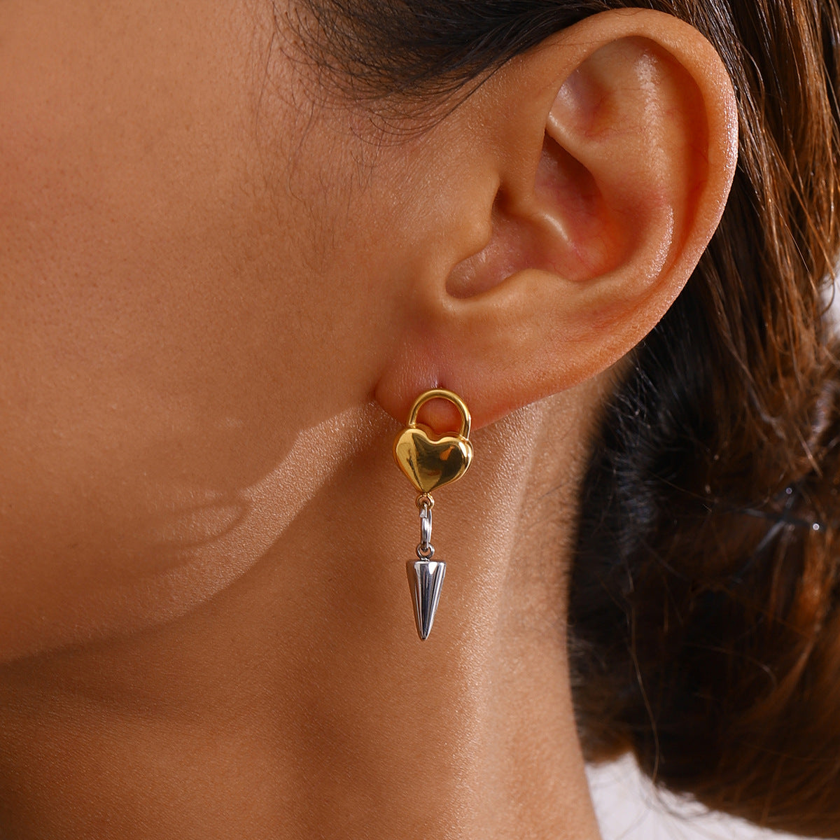 Peak Heart Earrings