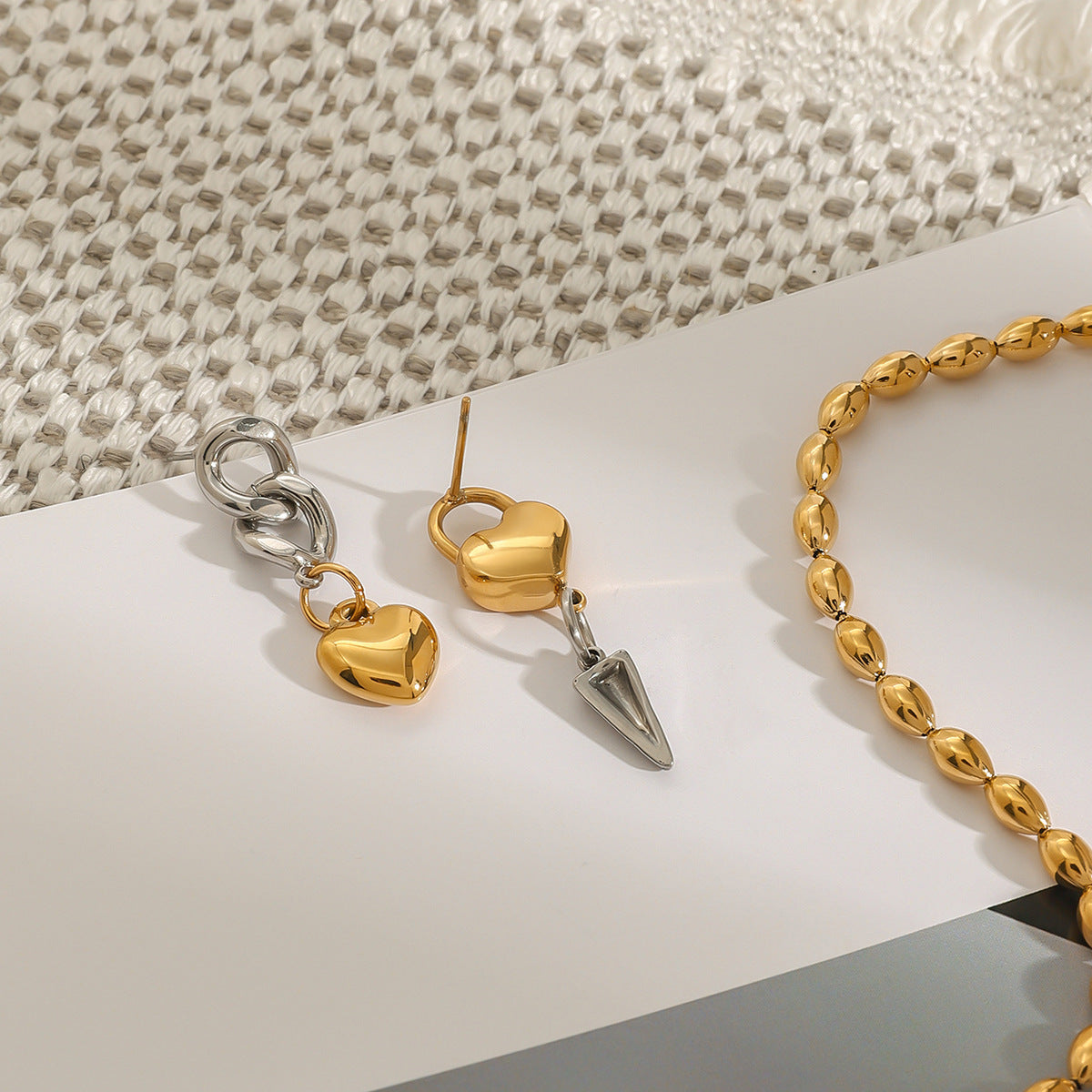 Peak Heart Earrings