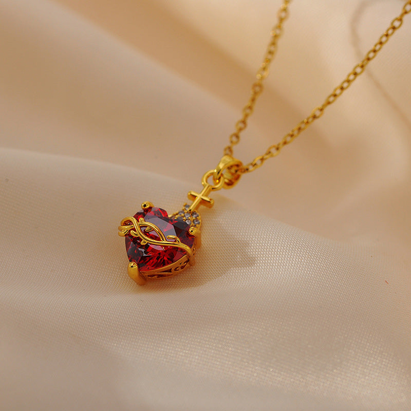 Gold Heart Necklace