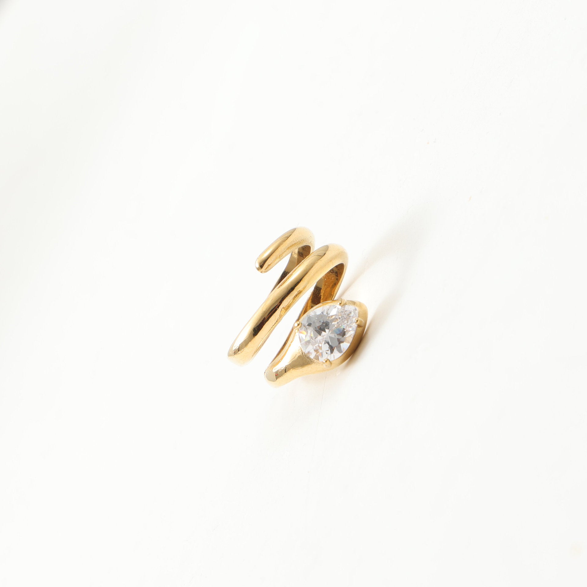 Snake Diamond Ring