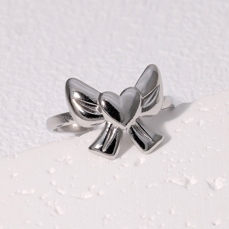 Heart Bow Ring