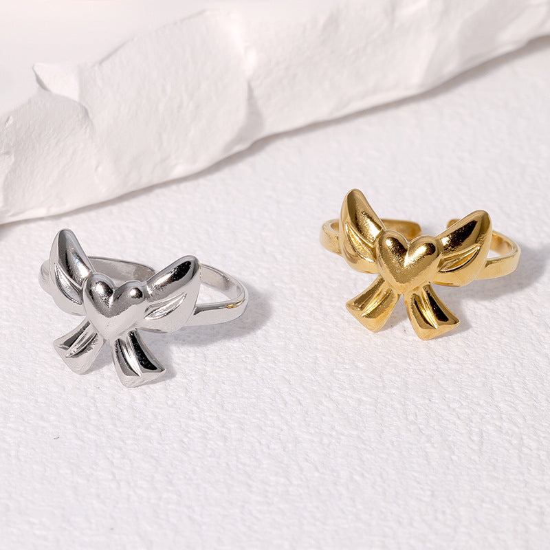 Heart Bow Ring
