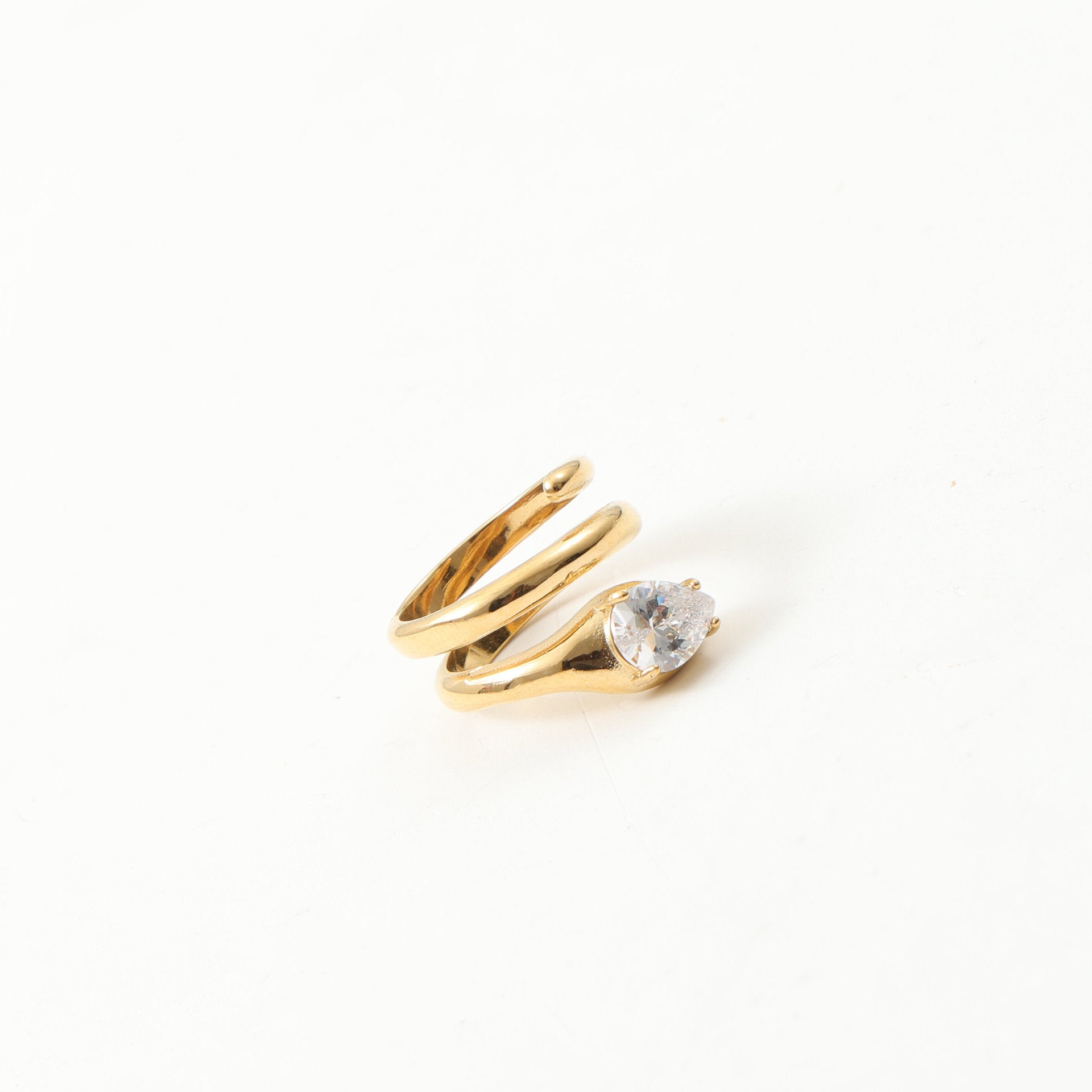 Snake Diamond Ring