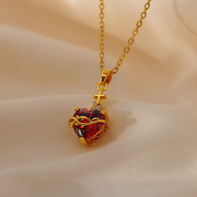 Gold Heart Necklace