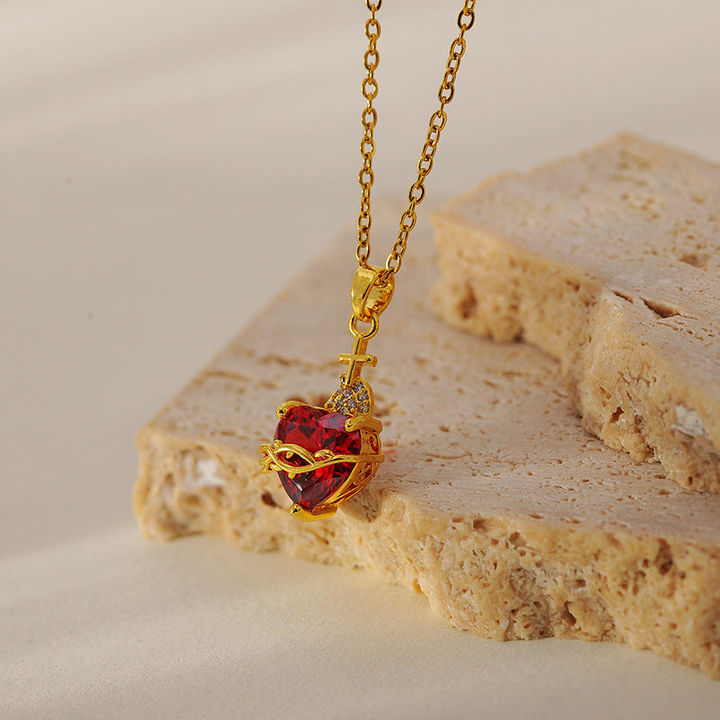 Gold Heart Necklace