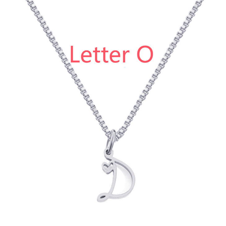 Cursive Letters Necklace