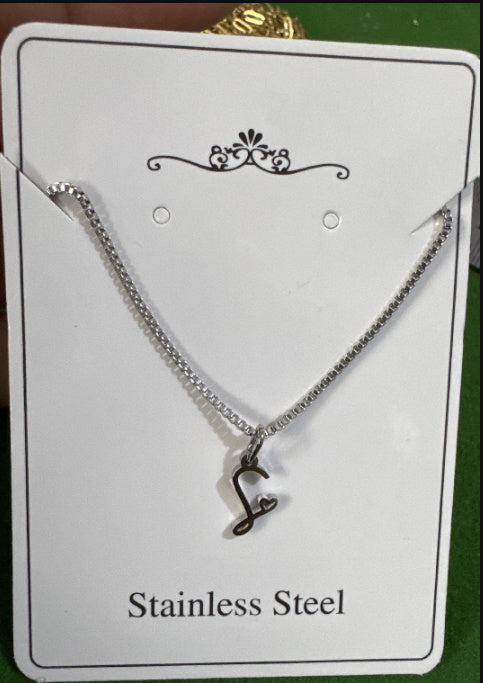 Cursive Letters Necklace