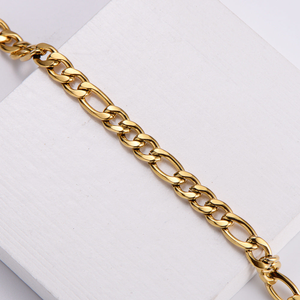 18k Gold Wrist Chain Bracelet