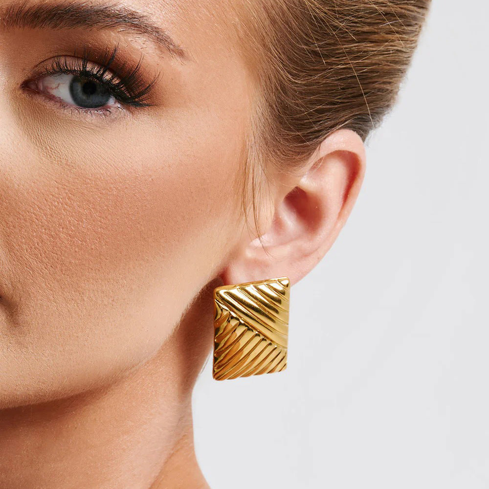 Rectangular Earring