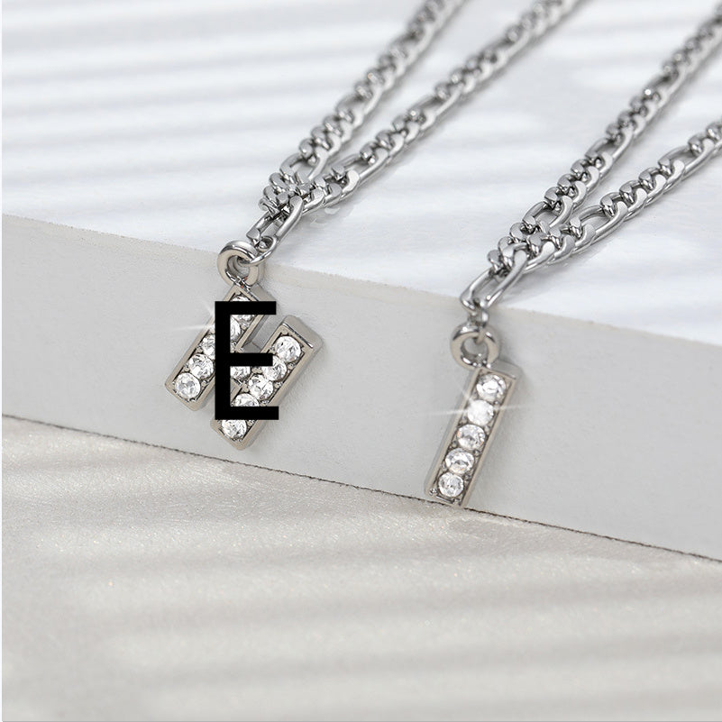 Diamond letter Anklet