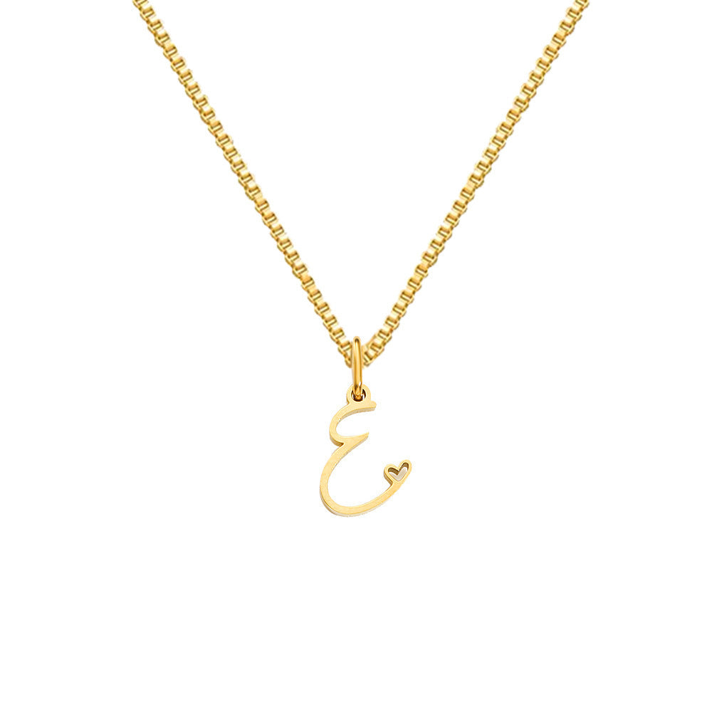 Cursive Letters Necklace