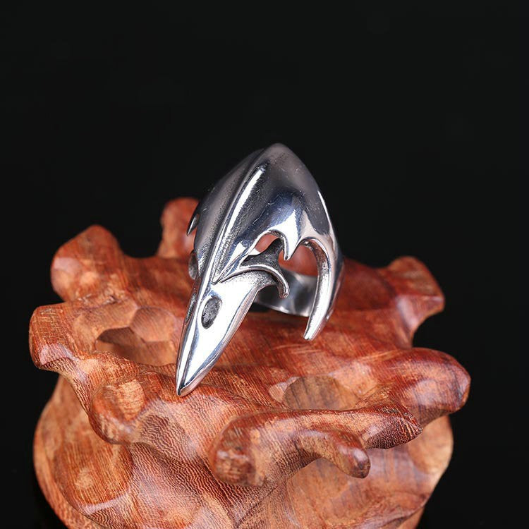 Crow ring (not stainless)
