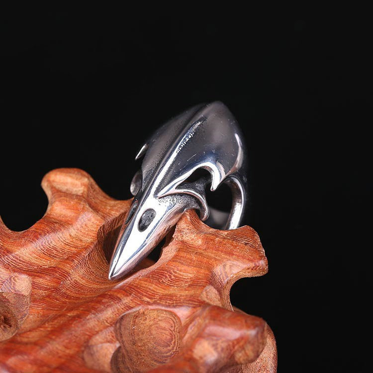 Crow ring (not stainless)