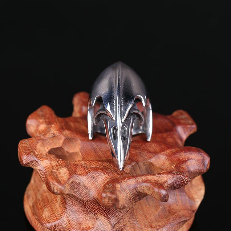 Crow ring (not stainless)