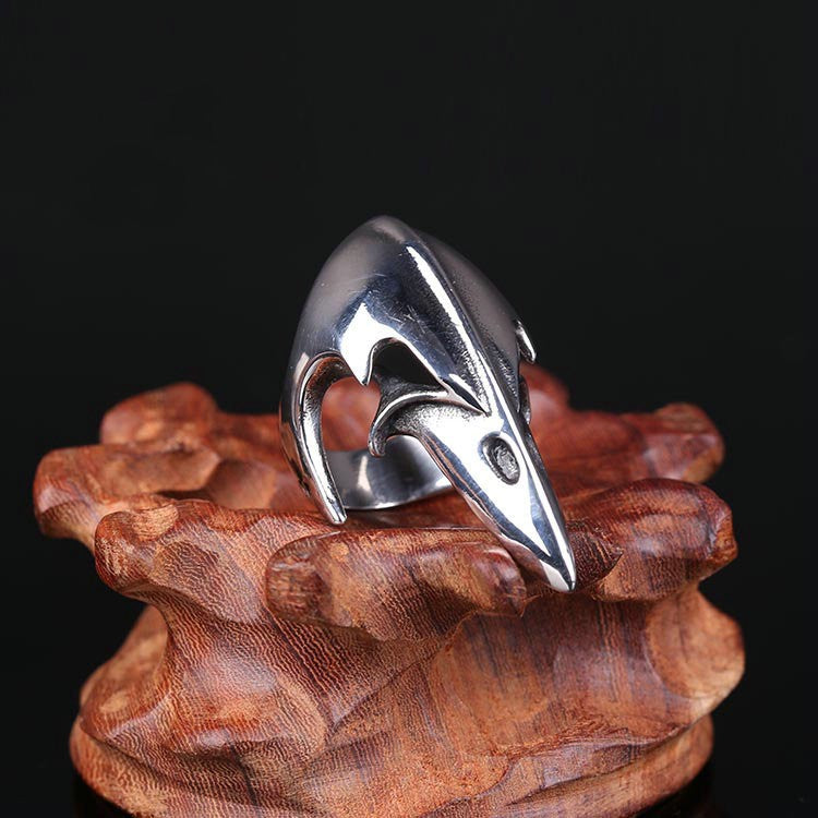 Crow ring (not stainless)