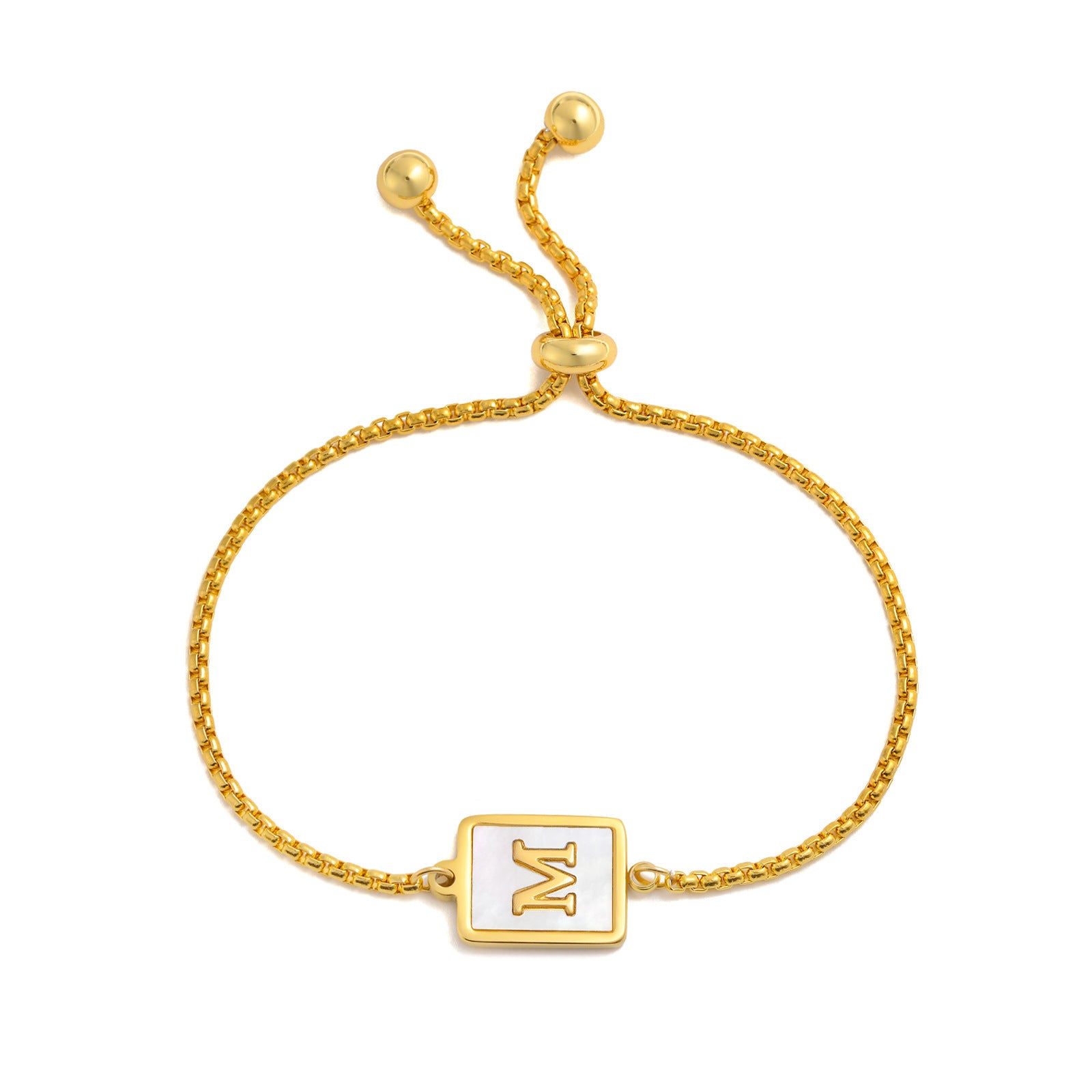 Block Letter Bracelet