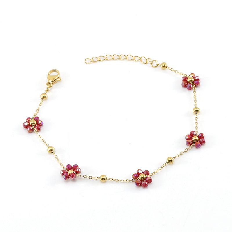 Mini Color Flowers Bracelet