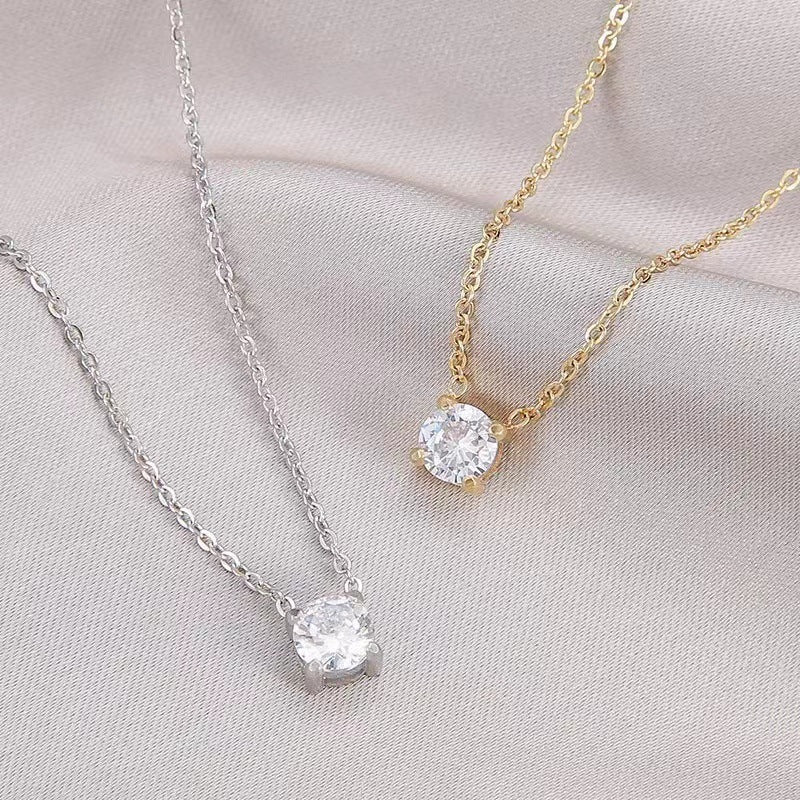 Simple Diamond Necklace