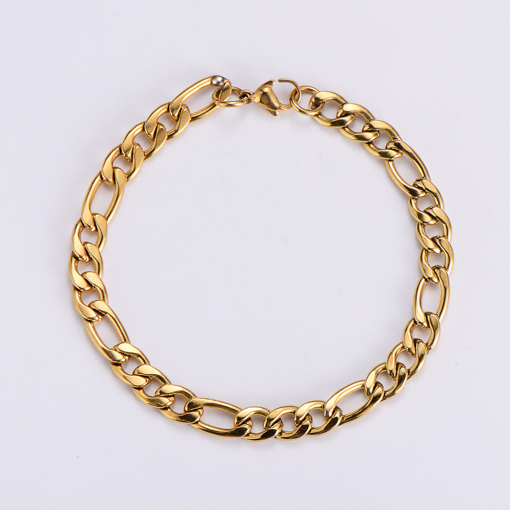 18k Gold Wrist Chain Bracelet