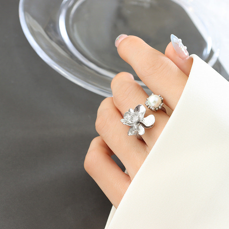 Flower Pearl Ring