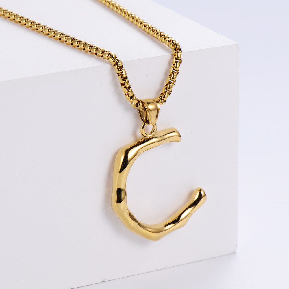 Big Letter Necklace (only pendant)