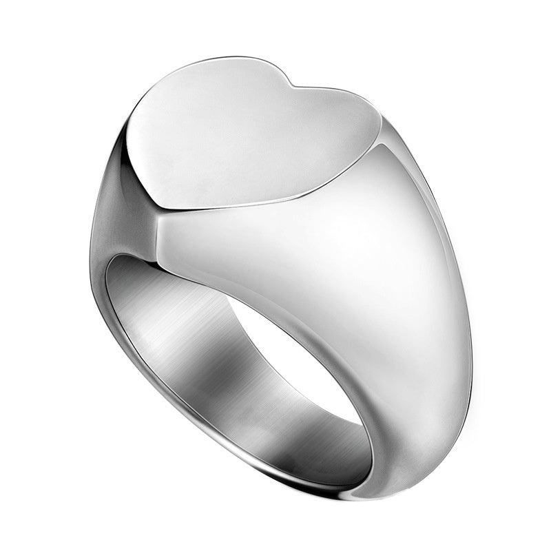 Heart Ring Silver