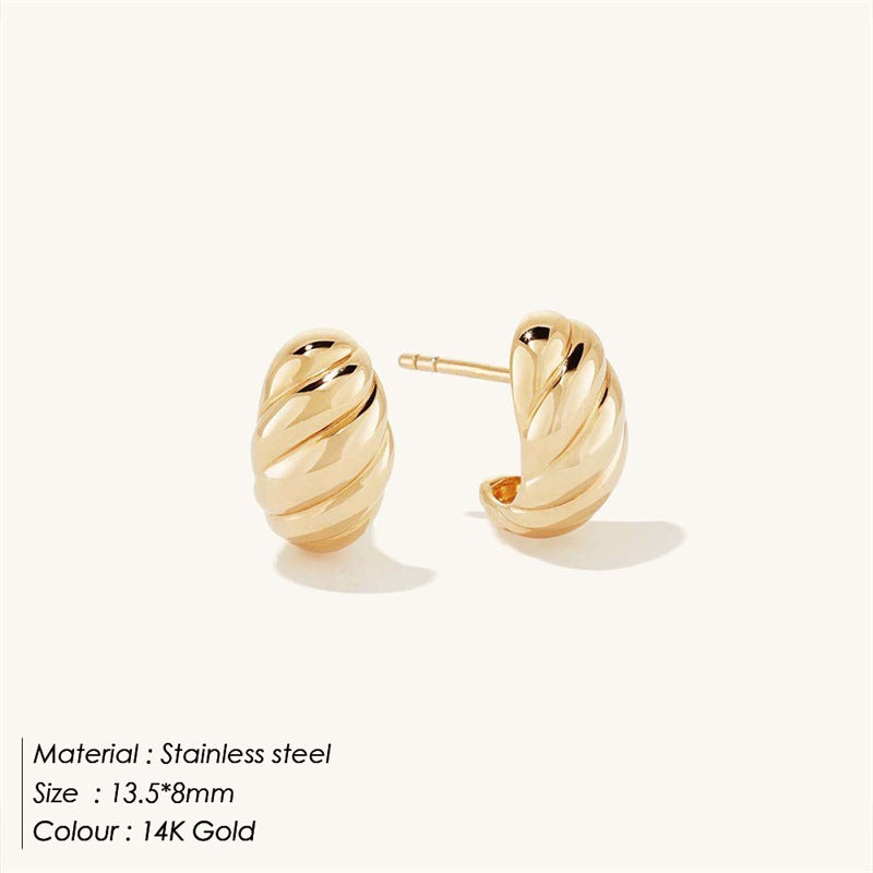 Croissant Earrings