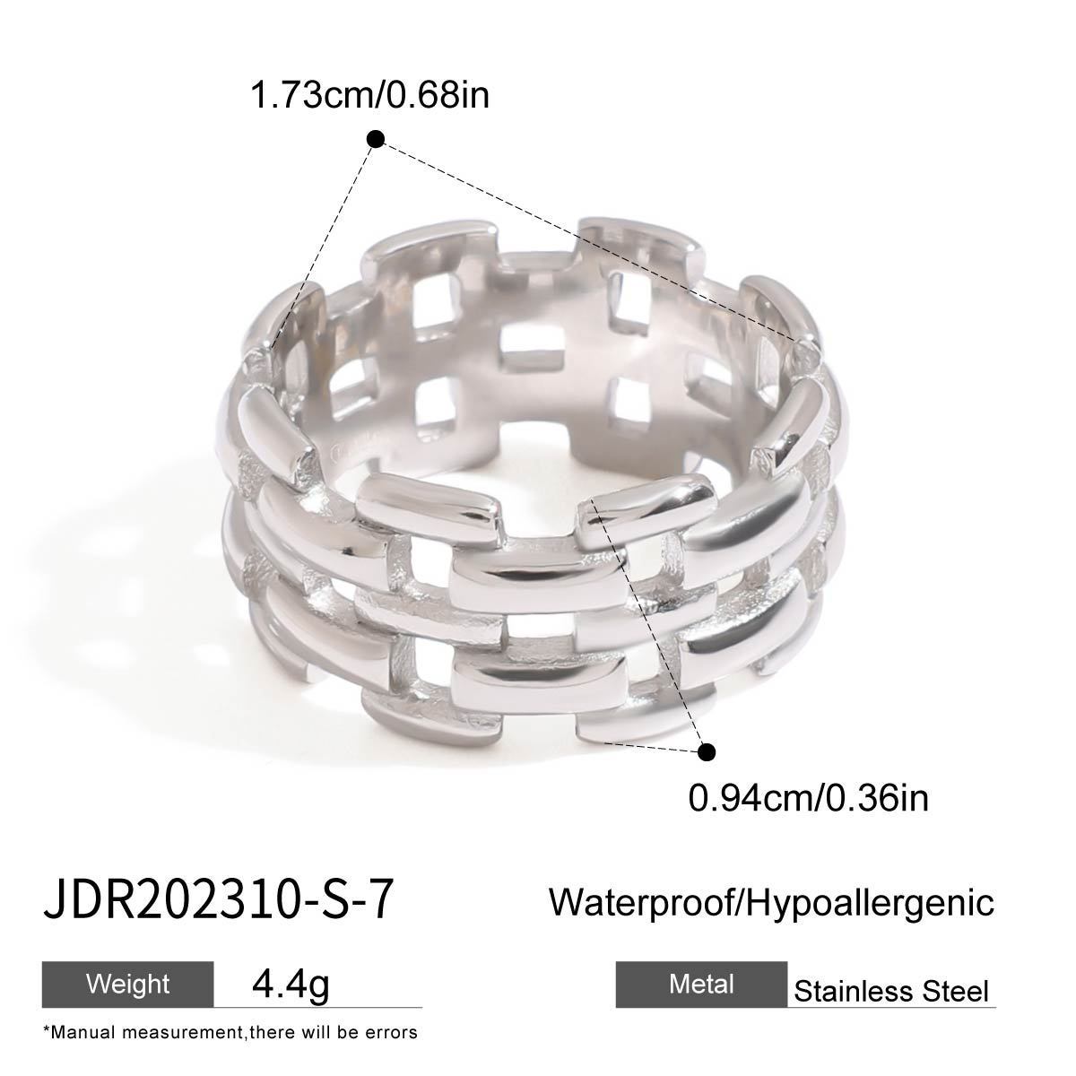 Steel Ring Titanium Steel No Fading