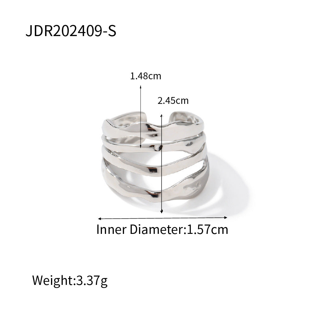 Steel Ring Titanium Steel No Fading