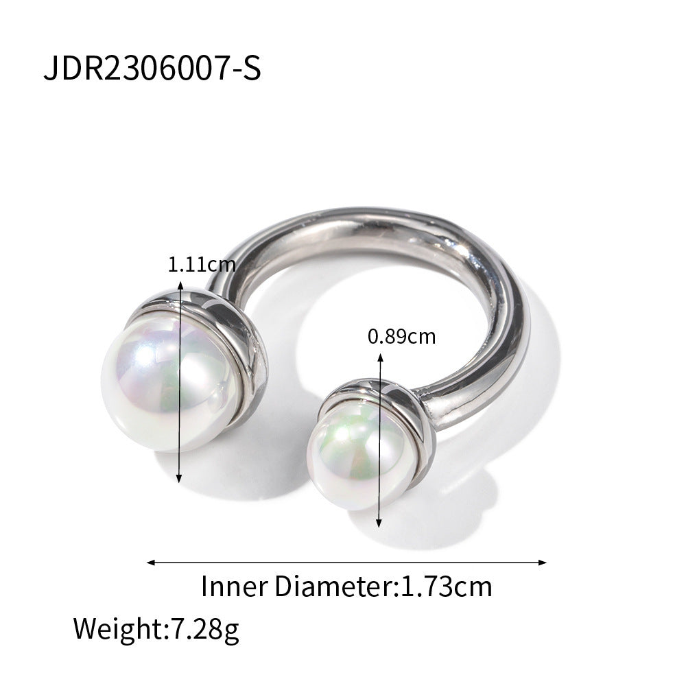 Dubble Pearl Ring