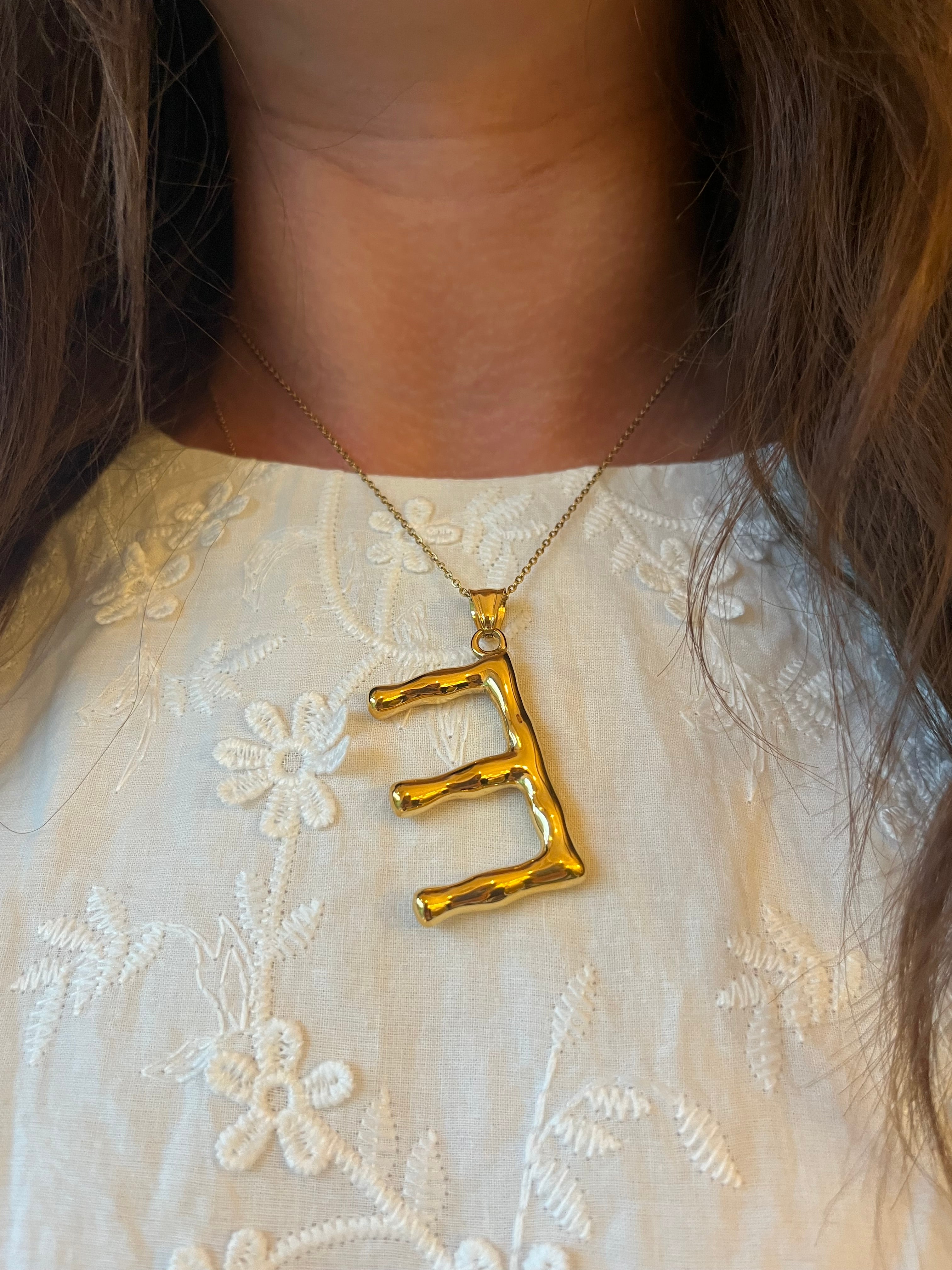 Big Letter Necklace (only pendant)