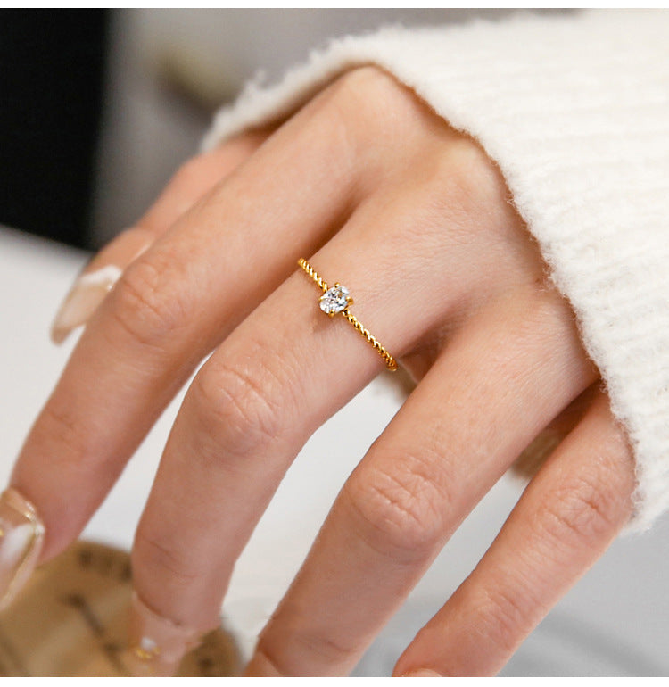 Mini Diamond Ring